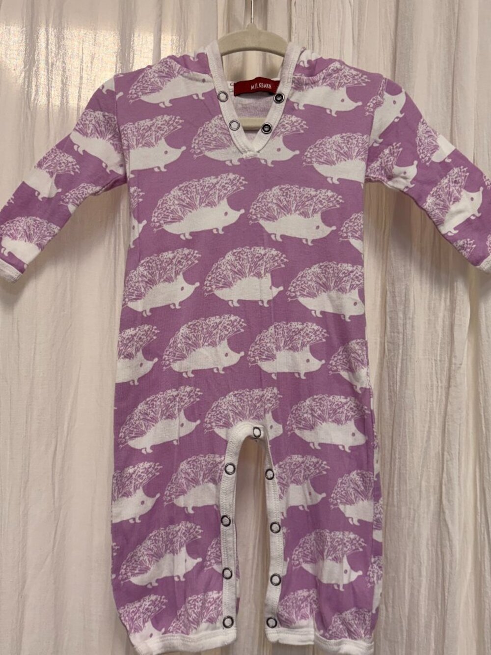 Milkbarn Lavender Hedgehog One Piece